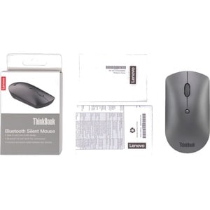 Lenovo Mouse - Bluetooth - Optical - 3 Button(s) - Iron Grey - Wireless - 2400 dpi - Scroll Wheel