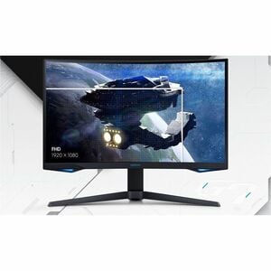 Samsung Odyssey G7 C27G75TQSN 27" Class WQHD Curved Screen LED Monitor - 16:9 - Black - 26.9" Viewable - Vertical Alignmen