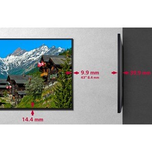 LG 43UH5F-H Digital Signage Display - 43" LCD - 3840 x 2160 - LED - 500 cd/m² - 2160p - HDMI - USB - DVI - SerialEthernet 