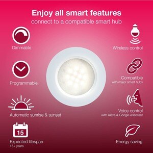 Luce armadio innr - Montaggio a incasso, Superficie di montaggio - 3 x LED Bulbo - 3 W per Kitchen, Indoor - Alexa Support