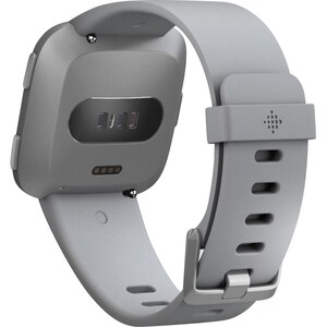 Fitbit Versa Smart Watch - Rectangular Case Shape - 24.08 mm Case Height - 24.08 mm Case Width - Grey Body Color - Alumini