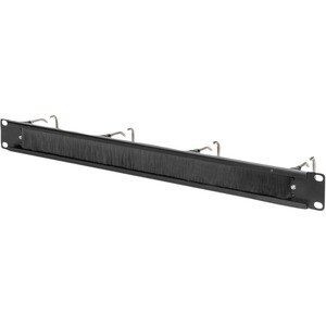 Digitus Cable Routing - Jet Black - 1 Pack Pack - Cable Management Panel - 1U Rack Height x 19" Panel Width - Steel