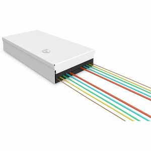 Digitus Mounting Box for Fiber Optic Enclosure, Fiber Optic Coupler - Light Grey - Cold-rolled Steel (CRS) - 1