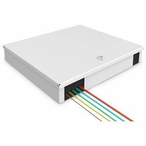 Digitus Mounting Box for Fiber Optic Coupler, Fiber Optic Cassette, Splice Cassette - Grey - Sheet Steel, Cold Rolled Stee