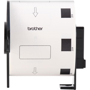 Brother DK Address Label - 2 2/5" Width x 1 1/10" Length - Rectangle - Thermal - Paper - 800 / Roll - 3 / Roll
