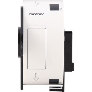 Brother DK Address Label - 1 2/5" Width x 3 1/2" Length - Rectangle - Thermal - Paper - 400 / Roll - 3 / Roll
