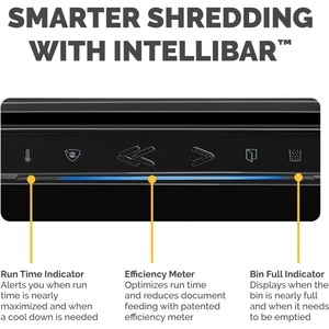 Fellowes LX180 Cross-cut Shredder - Continuous Shredder - Cross Cut - 16 Per Pass - for shredding Staples, Paper, Paper Cl