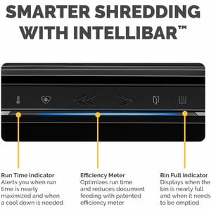 Fellowes LX170 Cross-cut Shredder - Continuous Shredder - Cross Cut - 12 Per Pass - for shredding Staples, Paper, Paper Cl