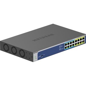GS516UP 16-Port Gigabit Ethernet Unmanaged Ultra60 PoE ++ Switch, 380W PoE Budget, Rackmount & Desktop, Metallgehäuse