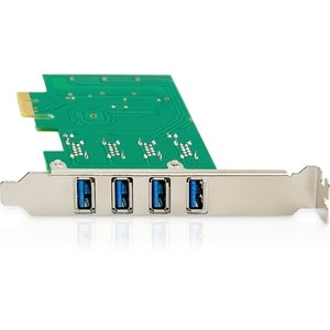 Digitus 4-Port USB 3.0 PCI Express Add-On Karte. Hostschnittstelle: PCIe, Ausgangsschnittstelle: USB 3.2 Gen 1 (3.1 Gen 1)