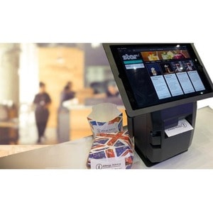 Star Micronics TSP654IISK GRY E+U Desktop Direct Thermal Printer - Monochrome - Label/Receipt Print - 72 mm (2.83") Print 