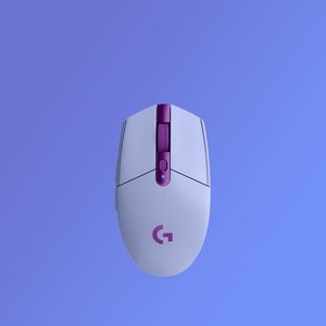 Logitech G305 LIGHTSPEED Wireless Gaming Mouse - Travel Mouse - Optical - Wireless - Radio Frequency - 2.40 GHz - Lilac - 