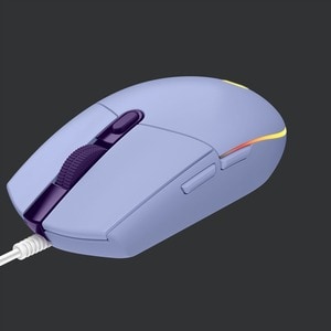 Logitech G203 Gaming Mouse - Cable - Lilac - USB - 8000 dpi - 6 Button(s)