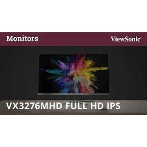 Monitor LED ViewSonic Entertainment VX3276-mhd 32"" (81.3cm) Class Full HD - 16:9 - Plata metálico - 31.5"" (80cm) Viewabl