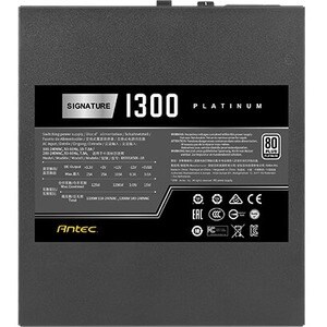 Système d'alimentation Antec Signature X8000A506-18 ATX12V/EPS12V Modulaire - 1300 W - Interne - 120 V AC, 230 V AC Entrée