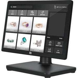 ELOPOS SYS 22IN HD1080 NO OS I3 8/128GB SSD PCAP 10-TOUCH BLACK
