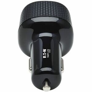 Eaton Tripp Lite Series Dual-Port USB Car Charger, 63W Max - USB-C PD 3.0 Up to 60W, USB-A QC 3.0 Up to 18W - 12 V DC Inpu