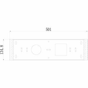 4XEM 3U Wall Mount for Rackmount Equipment, Network Equipment - Black - 19" Wall Mounted Open 3U Rack With Swing Hinge For