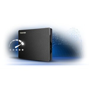 Toshiba Canvio Gaming HDTX120EK3AA 2 TB Portable Hard Drive - 2.5" External - Black - Gaming Console, Desktop PC Device Su