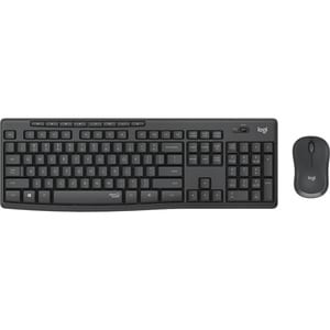 Logitech MK295 Keyboard & Mouse - Russian - USB Wireless RF - Keyboard/Keypad Color: Graphite - USB Wireless RF Mouse - Po