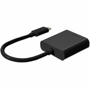 AddOn 20cm (8in) USB 3.1 Type (C) Male to HDMI Female Black Adapter Cable - 1 Pack - 1 x USB 3.1 Type C - Male - 1 x HDMI 