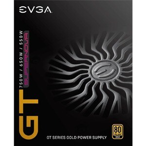 EVGA SuperNOVA 750 GT Power Supply - Internal - 120 V AC, 230 V AC Input - 3.3 V DC @ 20 A, 5 V DC @ 20 A, 12 V DC @ 62.6 