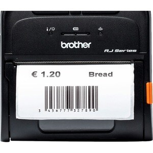 Brother Multipurpose Label - 76 mm Width x 44 mm Length - Rectangle - Direct Thermal - White - 70 / Roll - 1 Roll