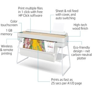 IMPRESSORA PLOTTER HP STUDIO DESIGNJET 36 POLEGADAS