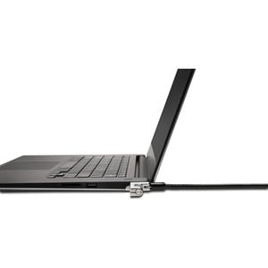 Kensington F, Slim Combination Laptop Lock-Reset - Resettable - 4-digit - Black - Carbon Steel - 6 ft - For Notebook