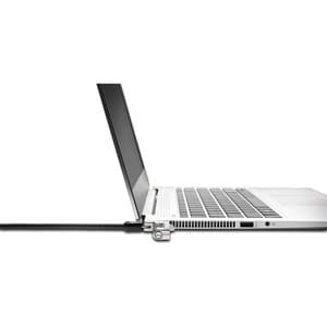 Kensington Slim NanoSaver Combination Laptop Lock - Resettable - 4-digit - Combination Lock - Carbon Steel - For Notebook