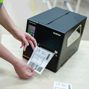 Brother TJ-4021TN Industrial Direct Thermal Printer - Monochrome - Label Print - USB - Serial - 25.40 m Print Length x 107