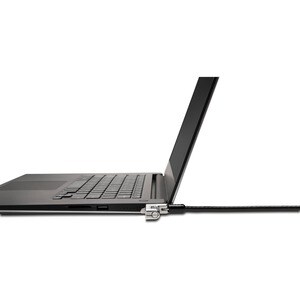 Kensington Slim Kabelschloss Für Notebook - 1,83 m Kabel - Zurücksetzbar - 4 Ziffern - Kombinationsschloss - Schwarz - Kar
