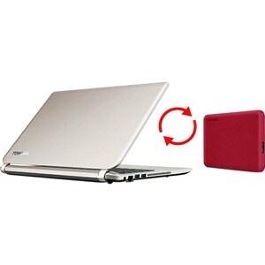 Toshiba Canvio Advance Tragbar Festplatte - 2,5" Extern - 2 TB - Rot - USB 3.2 (Gen 1)