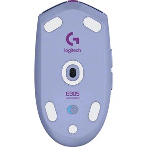 Ratón de juego Logitech LIGHTSPEED - Radiofrecuencia - Óptico - 6 Botón(es) - Violeta - Inalámbrico - 2.40GHz - 12000 dpi