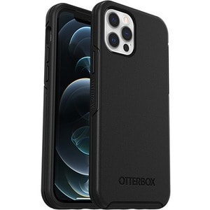 OtterBox Symmetry Case for Apple iPhone 12, iPhone 12 Pro Smartphone - Black - Drop Resistant, Bump Resistant, Bacterial R