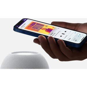 Haut parleur intelligent Apple HomePod mini Bluetooth - Siri Pris en charge - Blanc - Réseau sans-fil