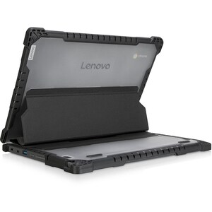 Lenovo Hülle für Lenovo Chromebook - Schwarz, Transparent - Stoßfest, Sturzsicher - Polycarbonat, Thermoplastisches Polyur
