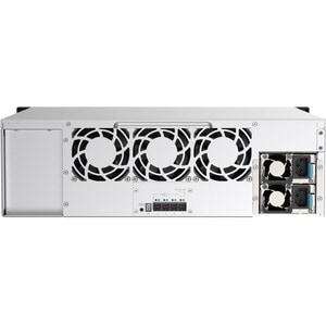 QNAP TL-R1620SEP-RP Drive Enclosure SATA/600 - Mini-SAS HD Host Interface - 3U Rack-mountable - Hot Swappable Bays - 16 x 