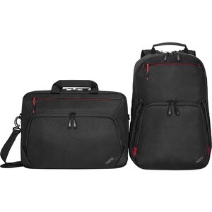 Lenovo Essential Plus Tasche Robust (Aktentasche) für 39,6 cm (15,6 Zoll) Notebook - Schwarz - Ballistic Nylon Körper - Wi