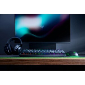 Razer Huntsman Mini - Clicky Optical Switch - US - Black - Cable Connectivity - USB Type C Interface - On The Fly Macro Re