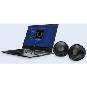 Adesso Xtream S4 USB-Powered Desktop Computer Speaker with Dynamic Sound - 5W x 2 - Works with Zoom, Microsoft Team, Skype