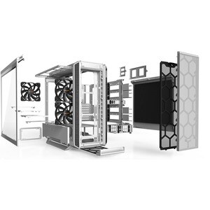 be quiet! Silent Base 802 Computer Case - EATX, ATX Motherboard Supported - Midi Tower - SECC, Metal, ABS Plastic, Tempere
