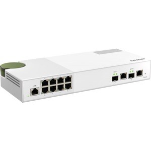 QNAP QSW QSW-M2108-2C 10 Ports Manageable Ethernet Switch - 2 Layer Supported - Modular - 12.17 W Power Consumption - Opti