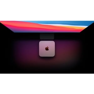 Apple Mac mini MGNR3X/A Desktop Computer - Apple Octa-core (8 Core) - 8 GB RAM - 256 GB SSD - Mini PC - Silver - macOS Big