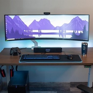 Ergotron Mounting Pivot for Monitor, Curved Screen Display, Mounting Arm - White - 1 Display(s) Supported - 49" Screen Sup