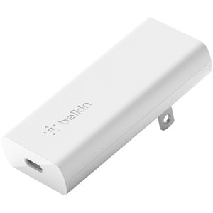 Belkin BoostCharge 20W USB-C Power Delivery  GaN Wall Charger + USB-C Cable - Power Adapter - 20 W - White