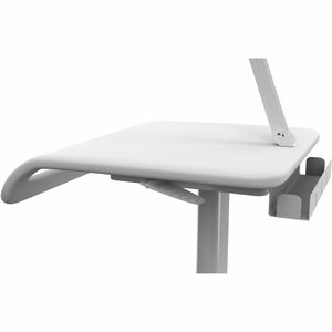 CTA Digital Height-Adjustable Rolling Medical Workstation Cart with VESA Plate - 4 Casters - 1