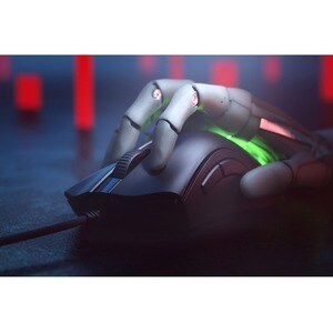 Razer DeathAdder V2 Mini Gaming Mouse - Optical - Cable - Black - USB - 8500 dpi - Scroll Wheel - 6 Button(s) - Small Hand