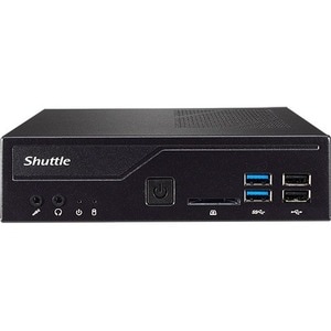 Shuttle XPC slim DH410S Barebone System - Slim PC - Socket LGA-1200 - 1 x Processor Support - Intel H410 Chip - 64 GB DDR4
