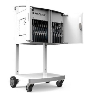 Compulocks CartiPad Uno Tablet / Laptop Charging Rolling Cart 16 Devices UK Power Plug - Simultaneously Store & Charge 16 